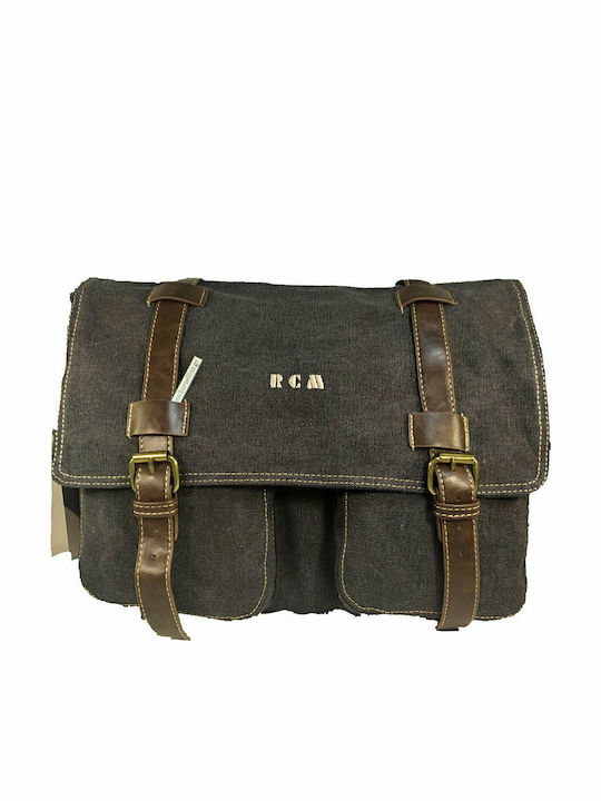 Canvas Axlartaska svört