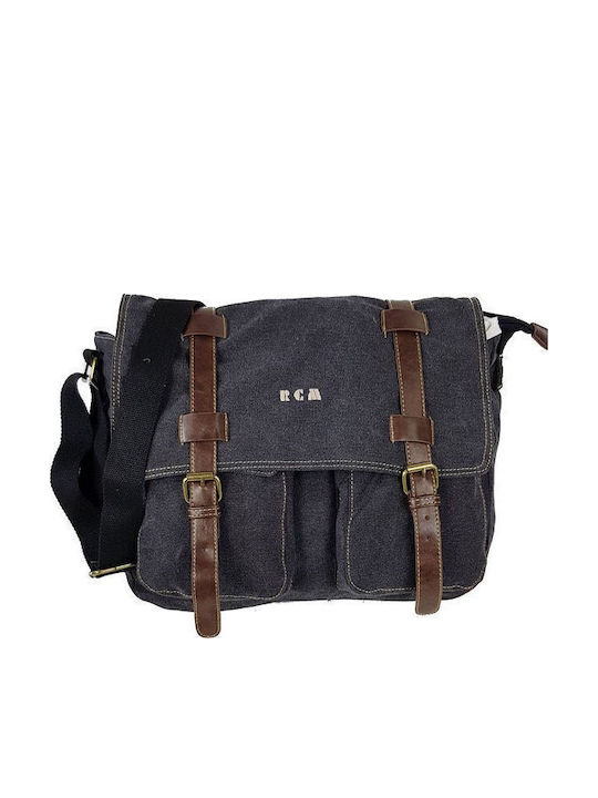 Canvas Axlartaska svört