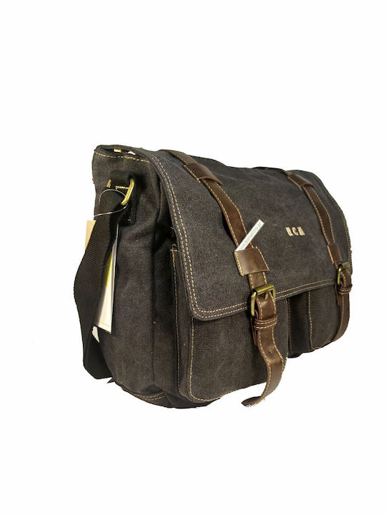 Canvas Axlartaska svört