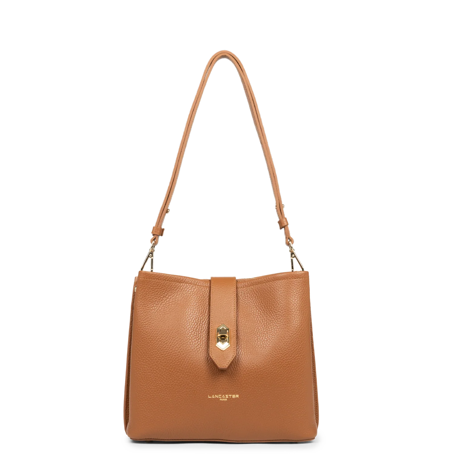 "Bucket" taska,  Top Double, Úlfalda / Appelsínulit