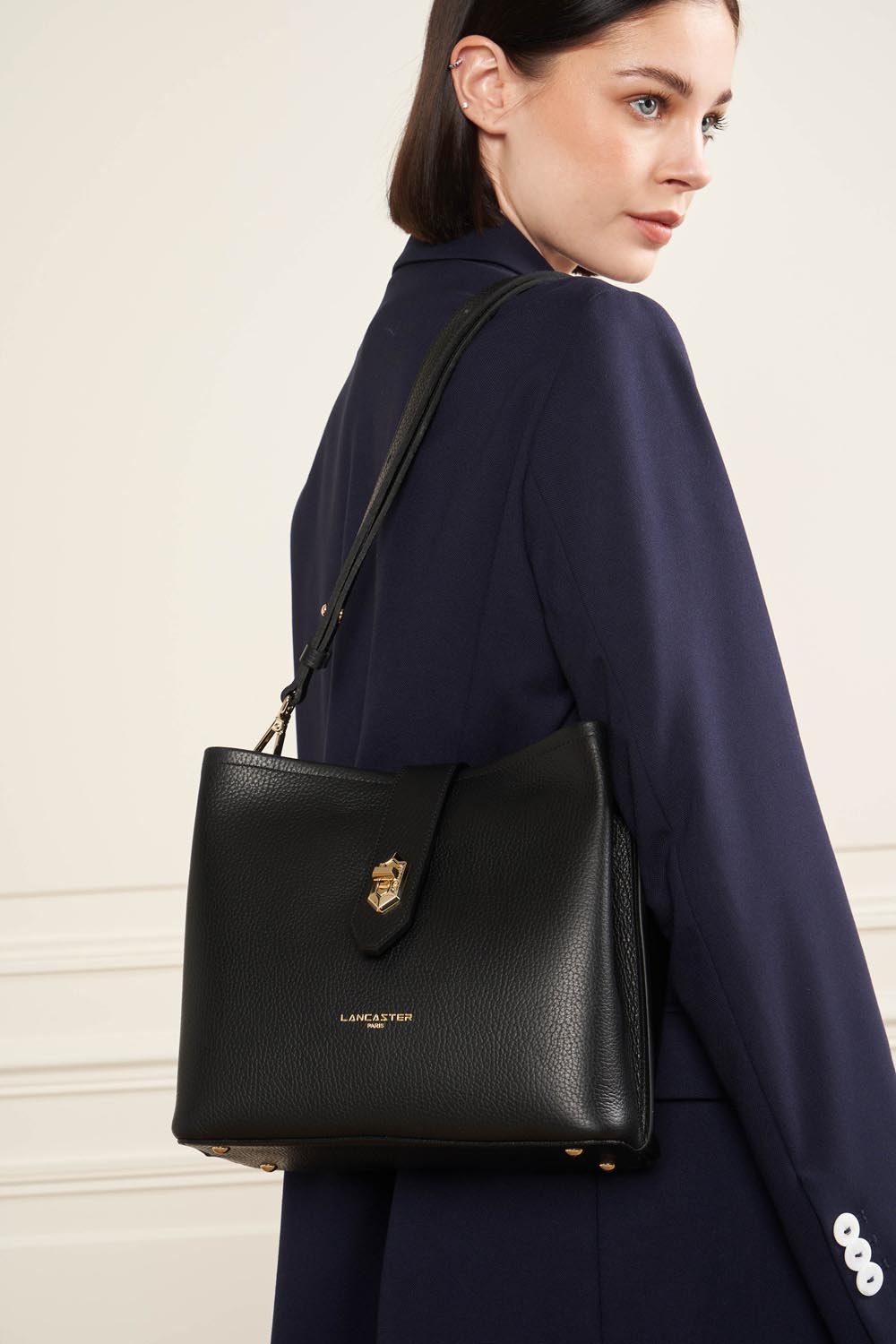 "Bucket" taska,  Top Double, Svört