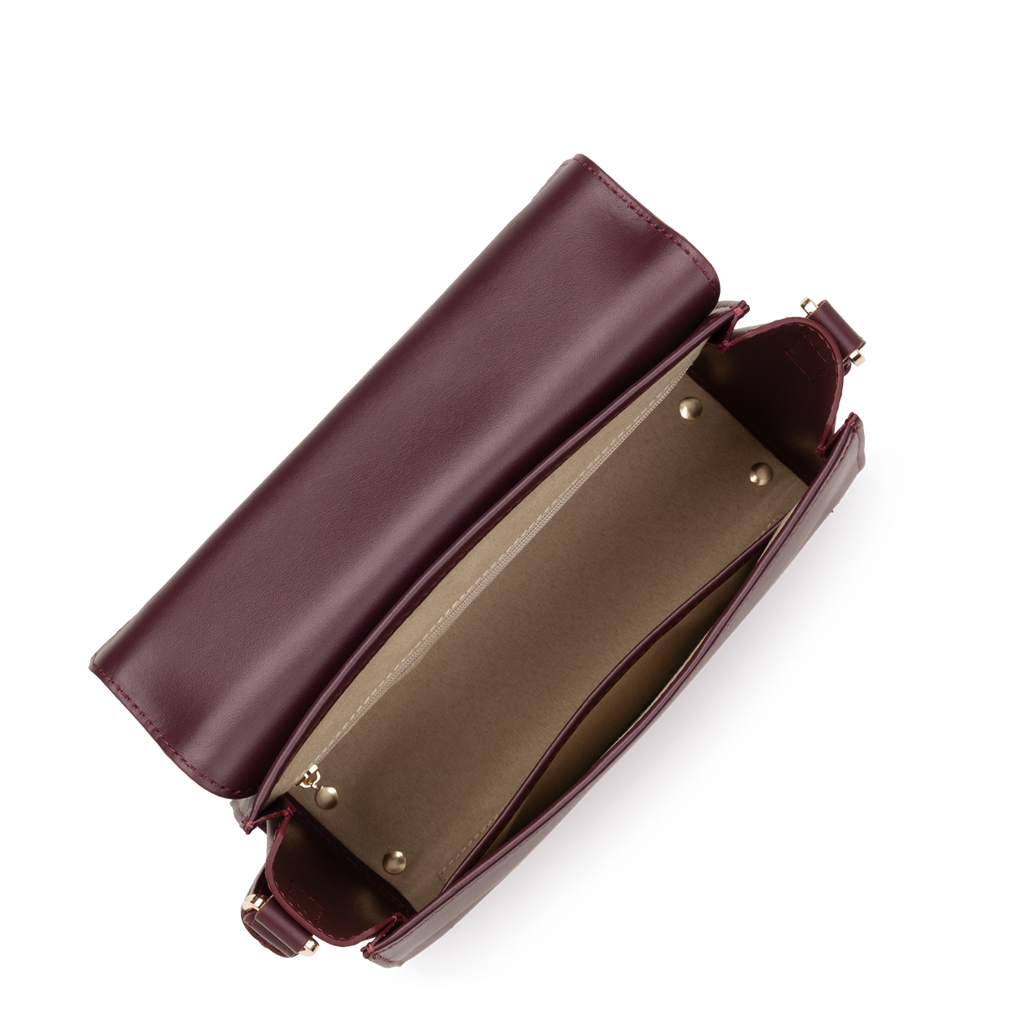 "Crossbody" taska,,  Paris PAD, Vínrauð