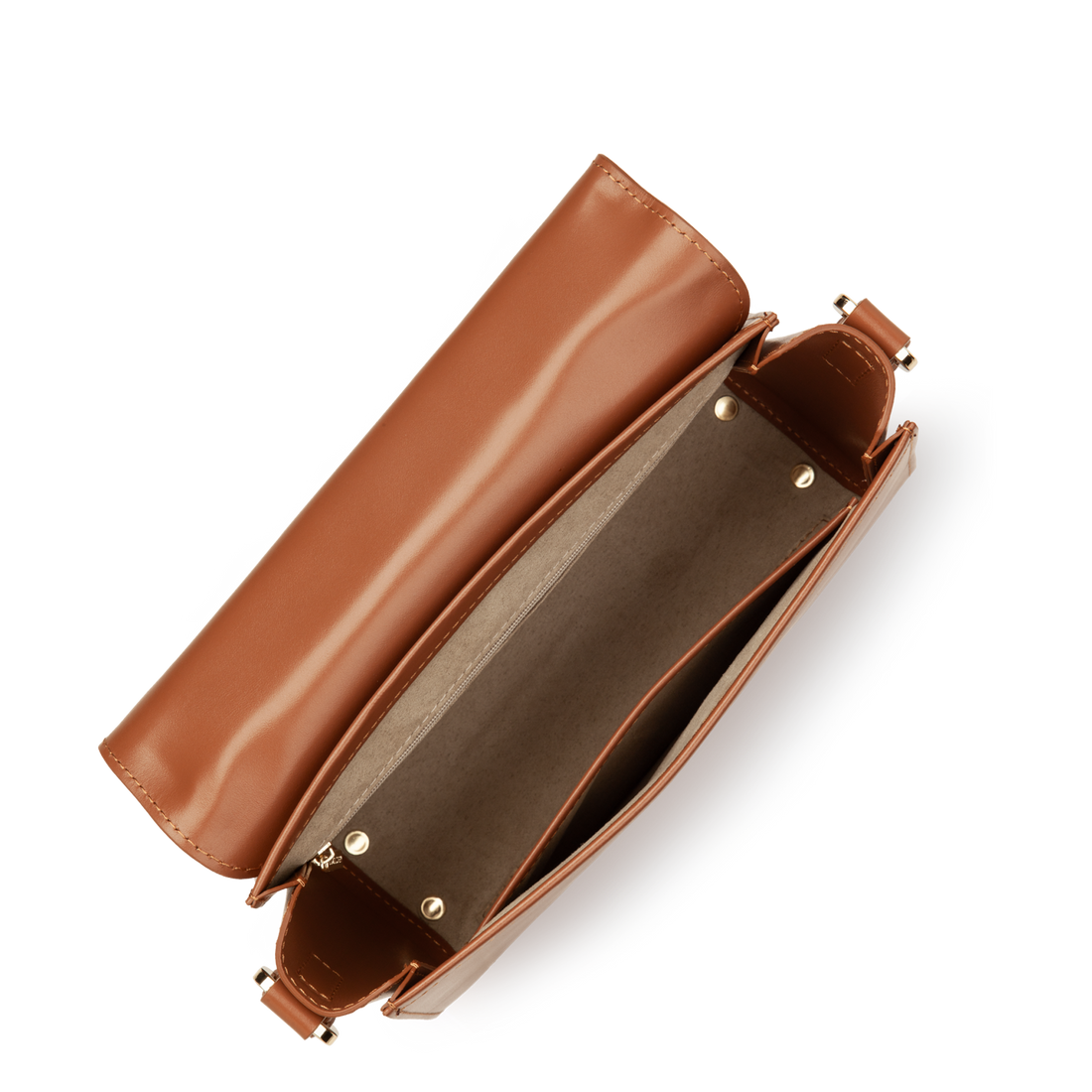 "Crossbody" taska,,  Paris PAD, Úlfaldalit (Camel)