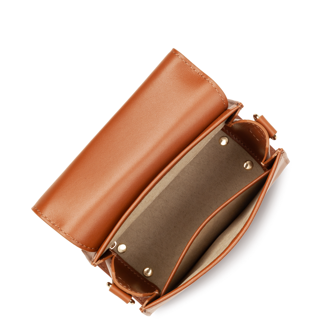 "Crossbody" taska,,  Mini Paris PAD, Úlfaldalit (Camel)