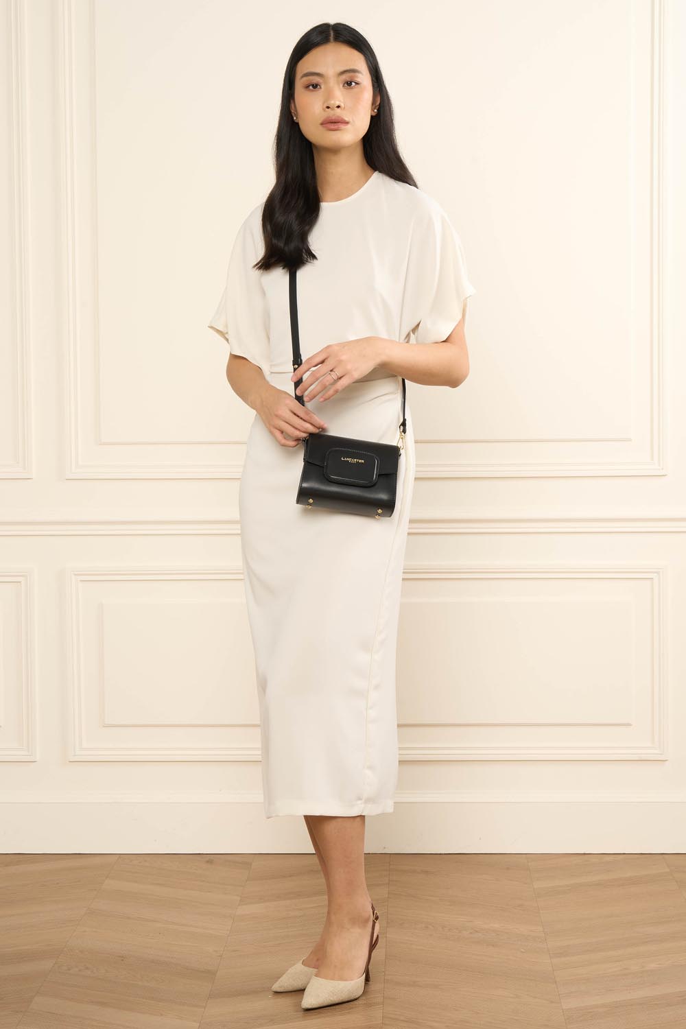 "Crossbody" taska,,  Mini Paris PAD, Svört