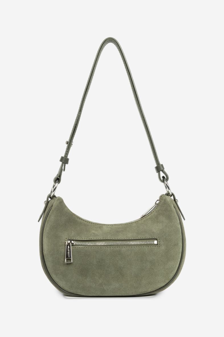 Axlartaska,  Small Suède, Mosagræn