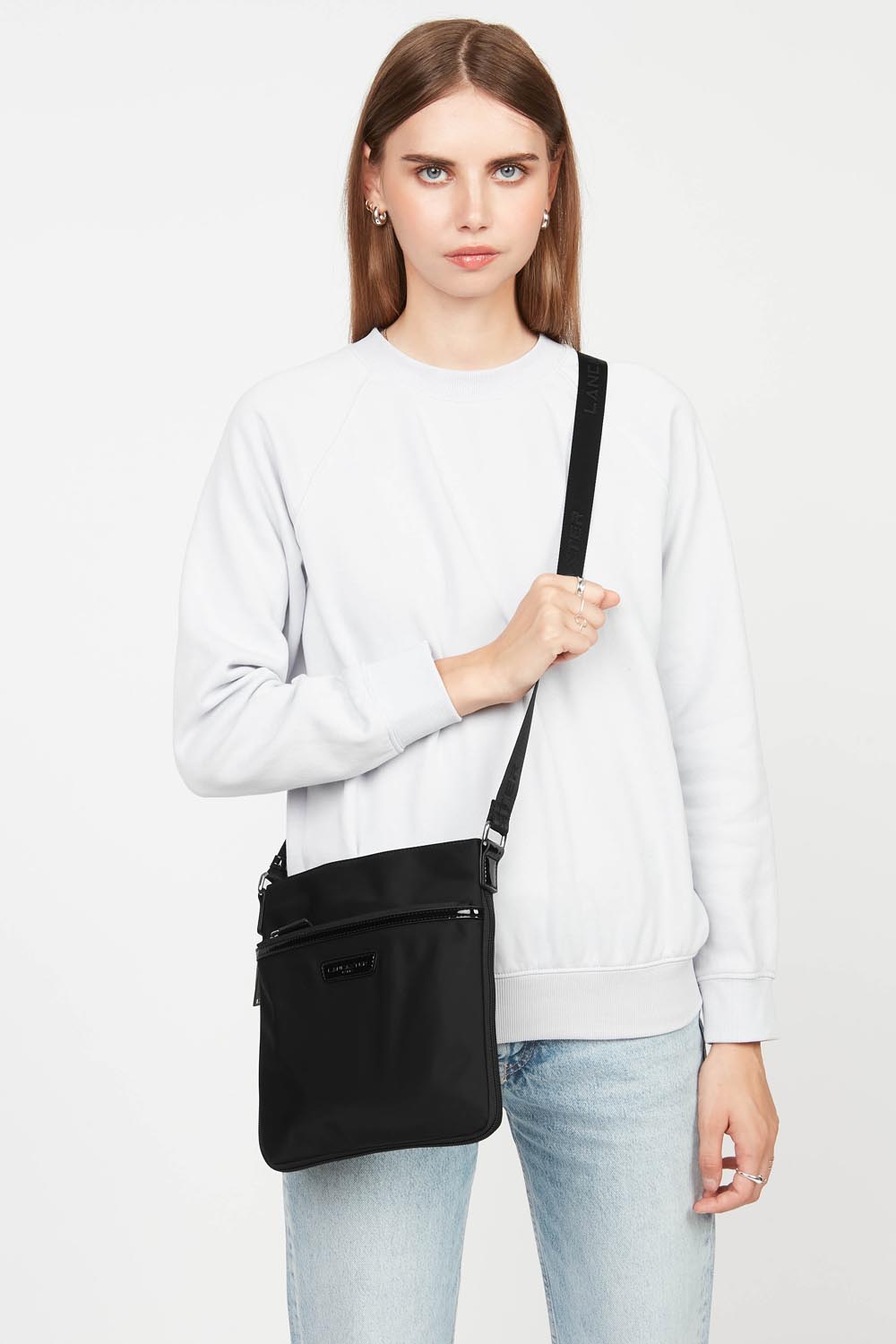 "Crossbody" taska,,  Basic Verni, Svört