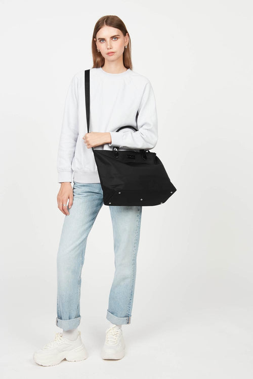 "Tote" taska,  Large Basic Verni, Svört