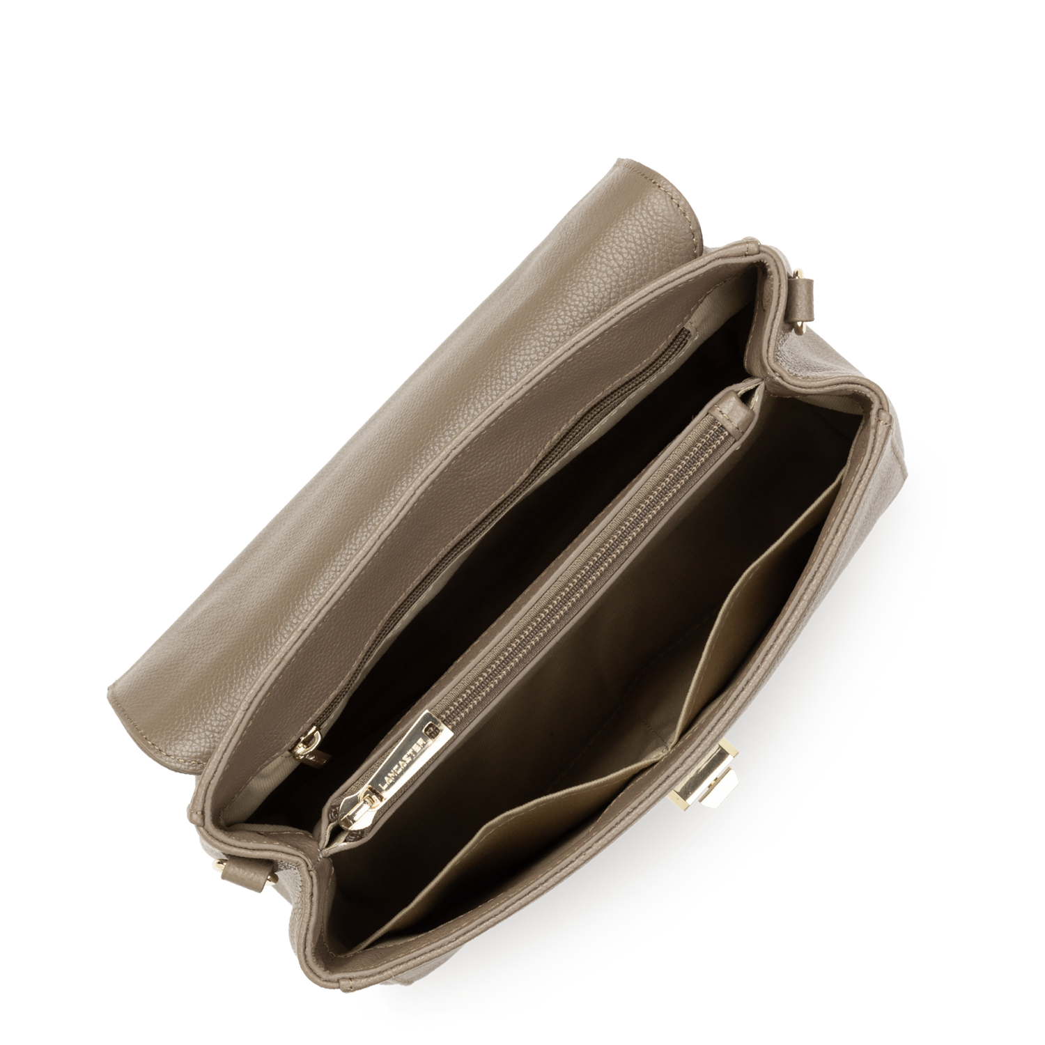 Handtaska.  Milano Cosmos, Dökksandbrún