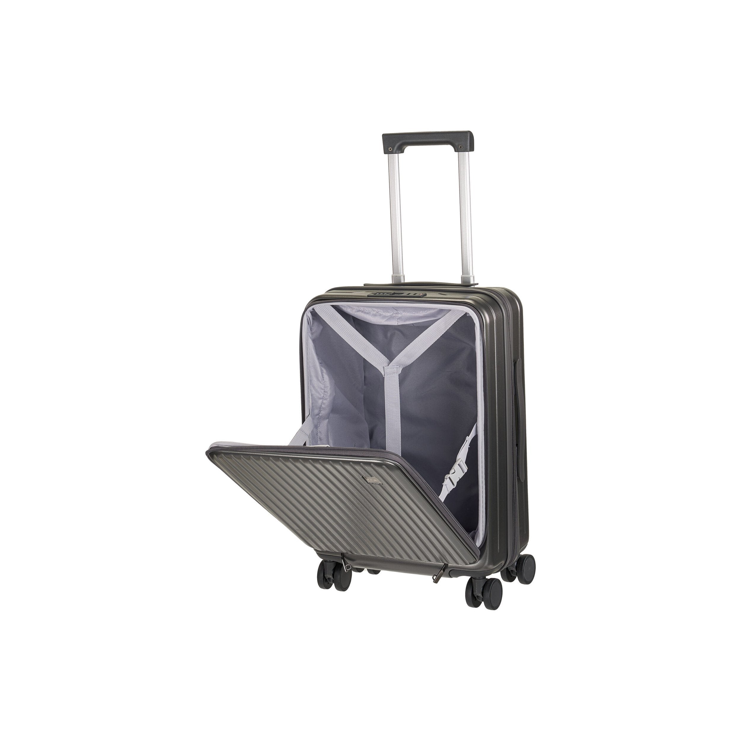 Ferðataska (harðspjalda) dökkgrá