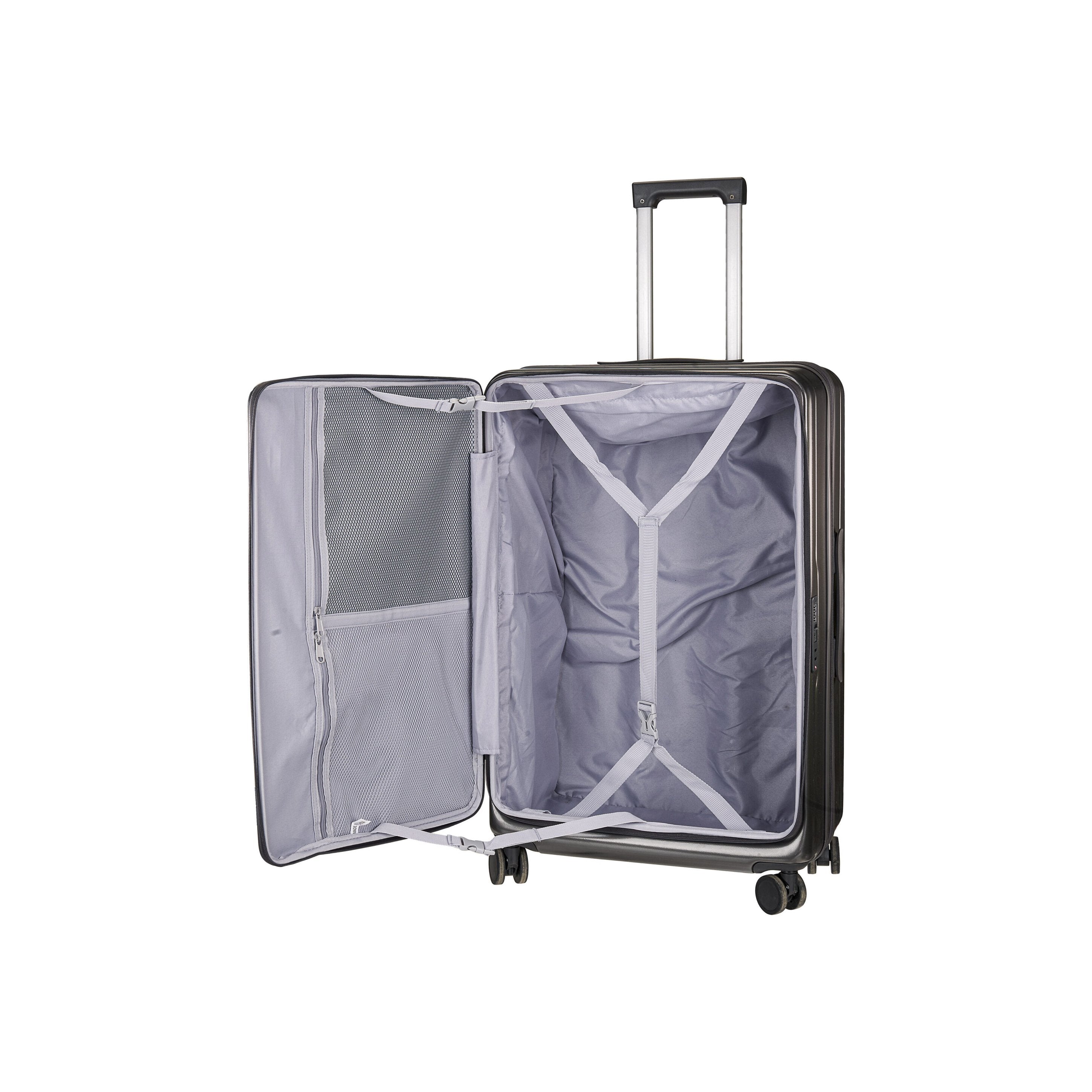 Ferðataska (harðspjalda) dökkgrá