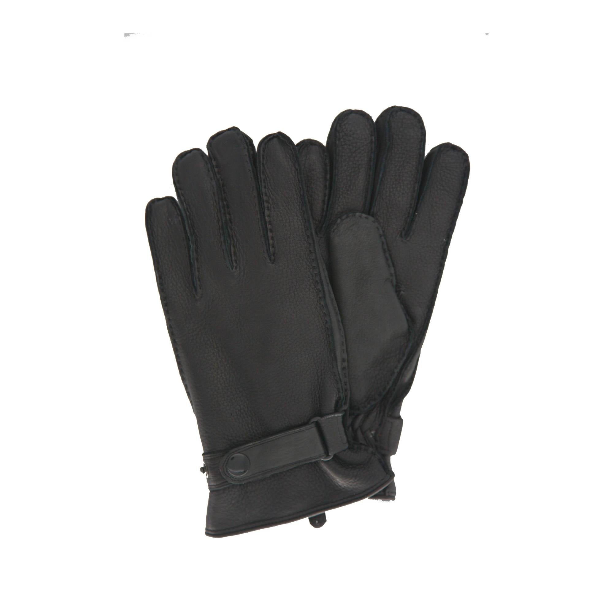 Örfirisey, svartir leðurhanskar (kk)