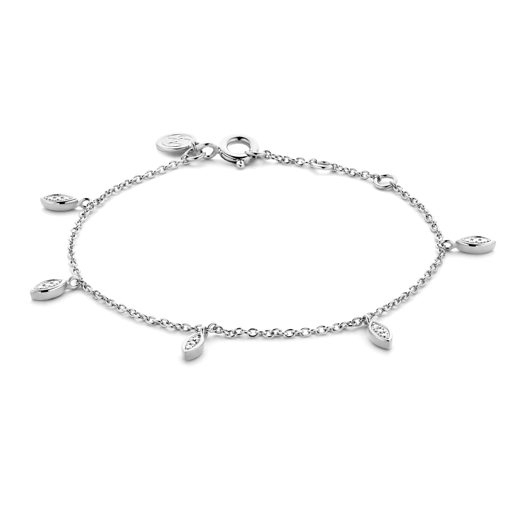 Bella Vita Armband, Hvítagullshúð