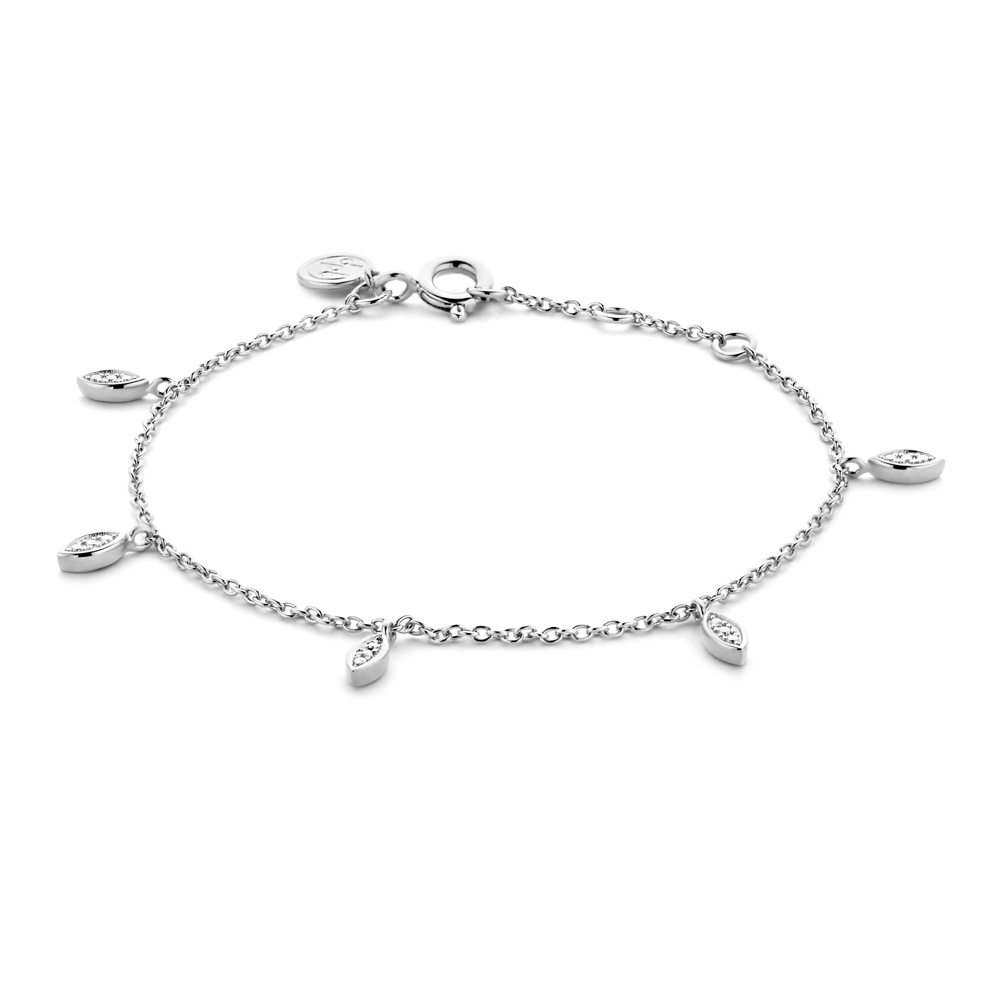 Bella Vita Armband, Hvítagullshúð