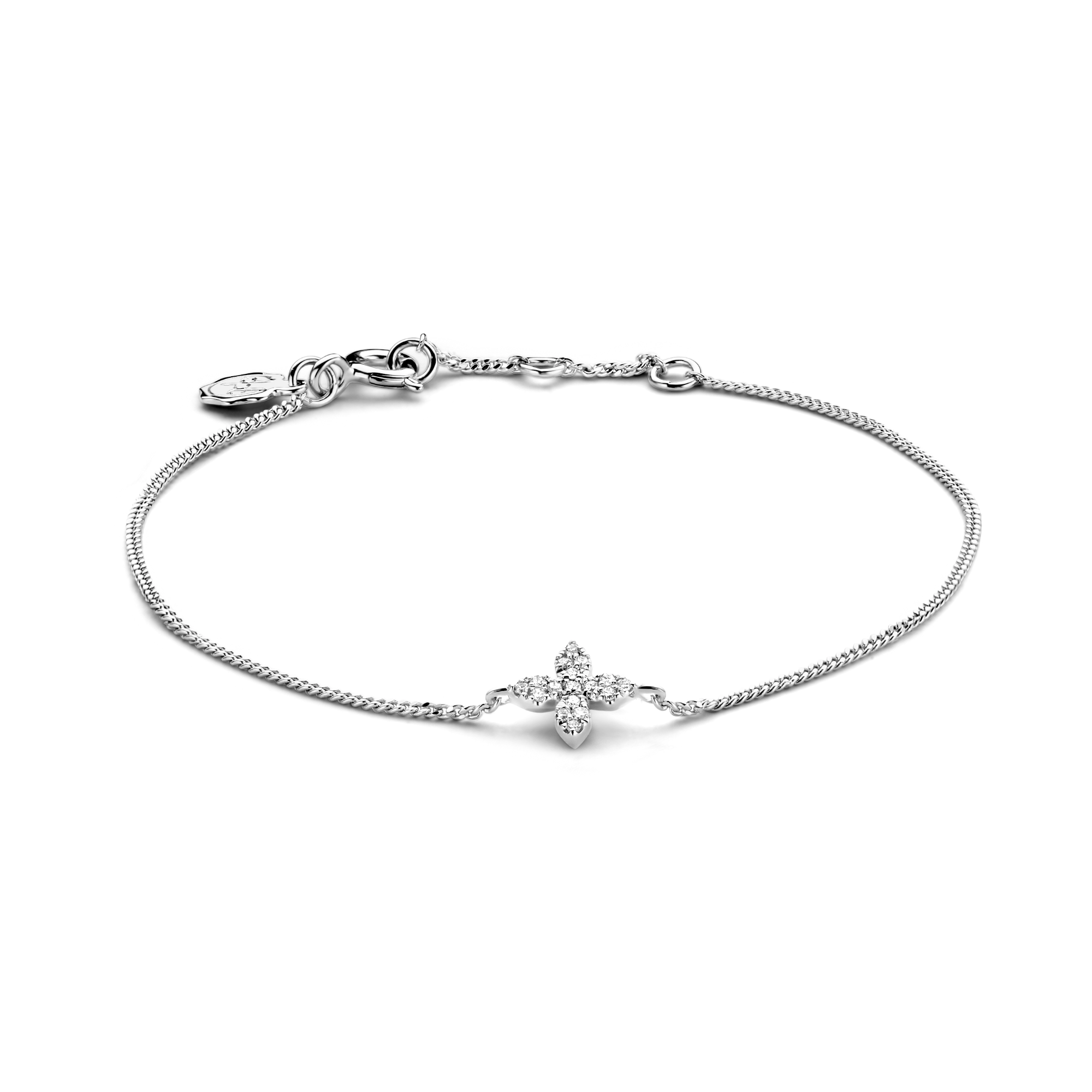 Little Flower Armband, Hvítagullshúð