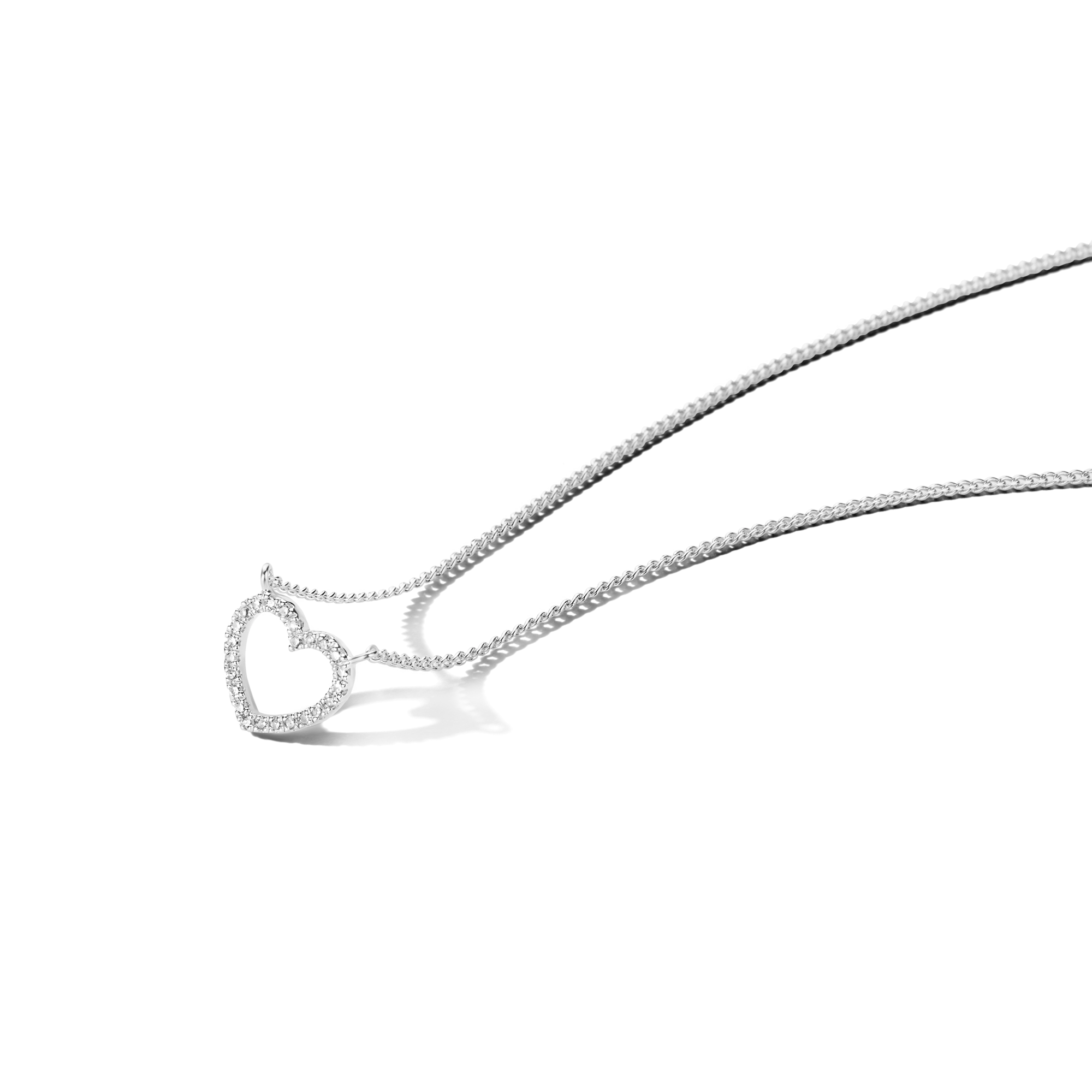 Heart Hálsfesti, Hvítagullshúð