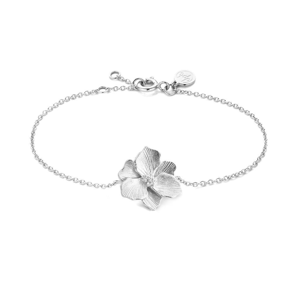 Jasmine Armband, Hvítagullshúð