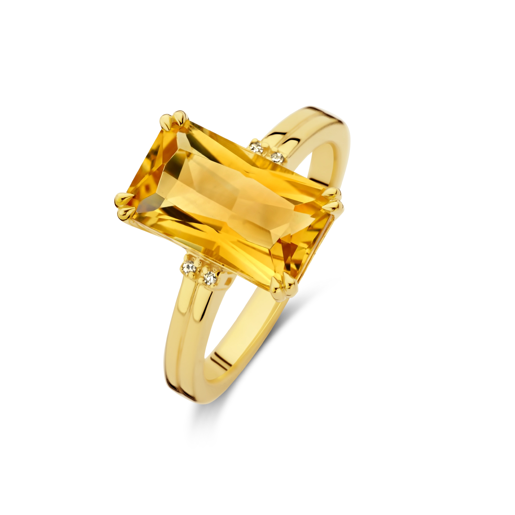 Citrine Hringur, Gullhúð