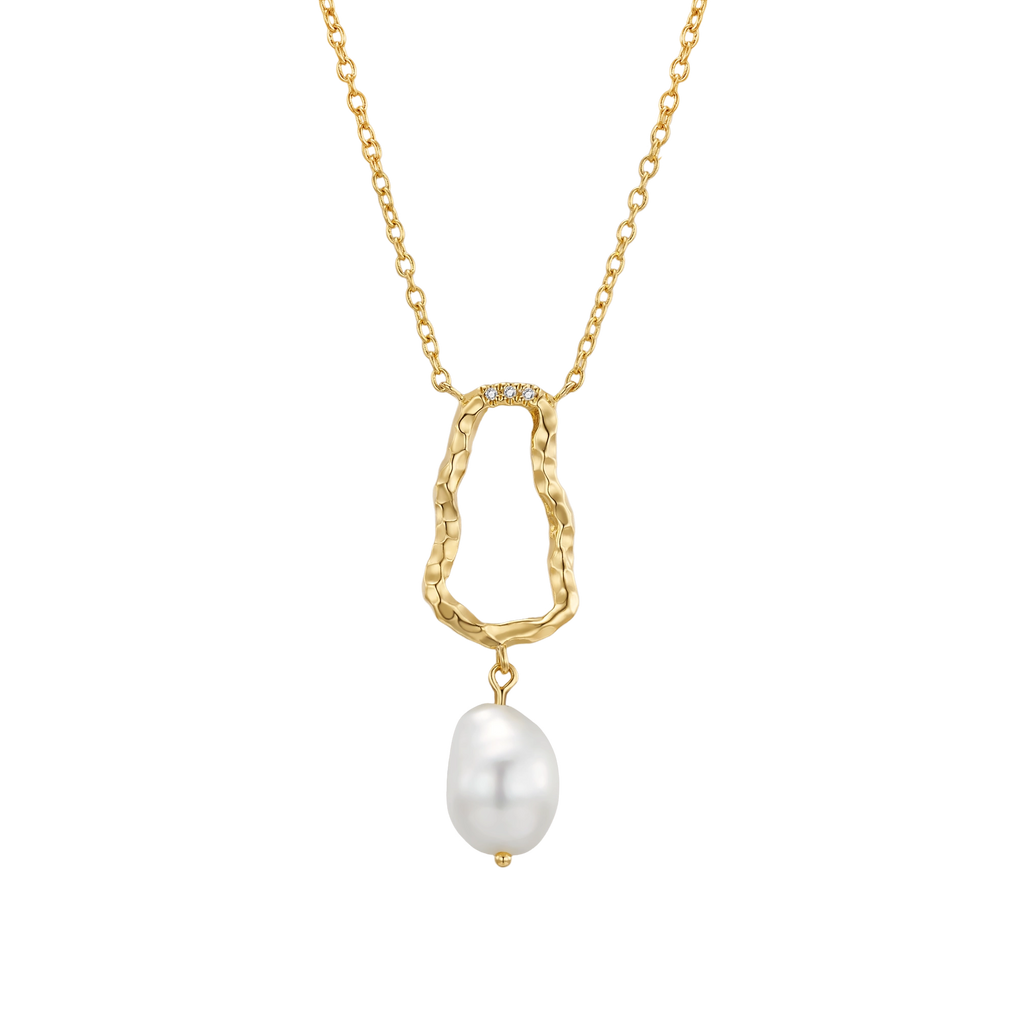 Belle Necklace, Gold Plated