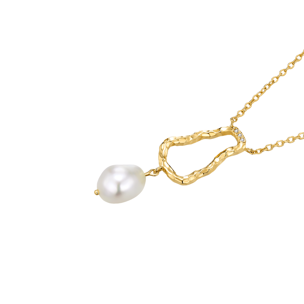 Belle Necklace, Gold Plated