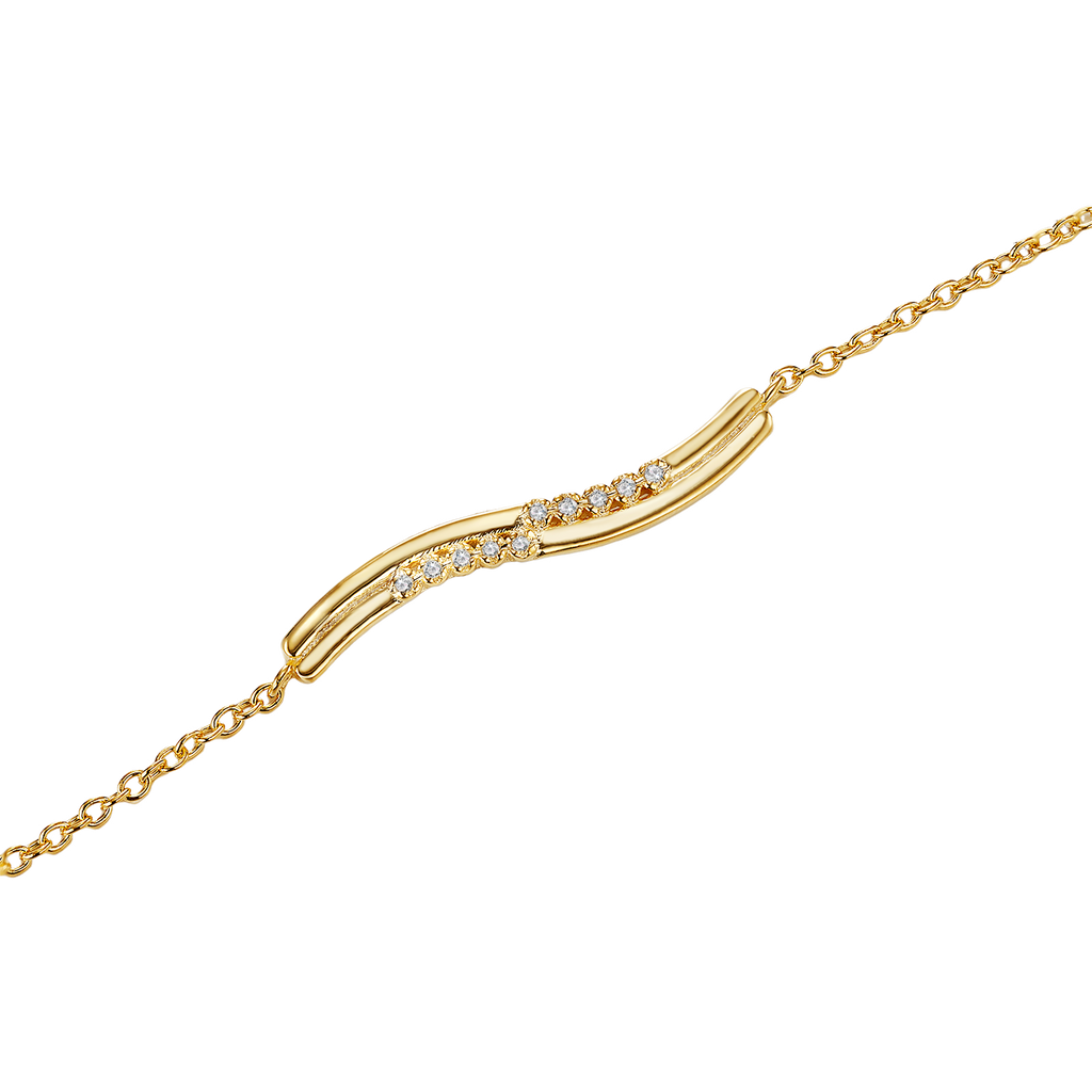 Ondine Armband, Gullhúð