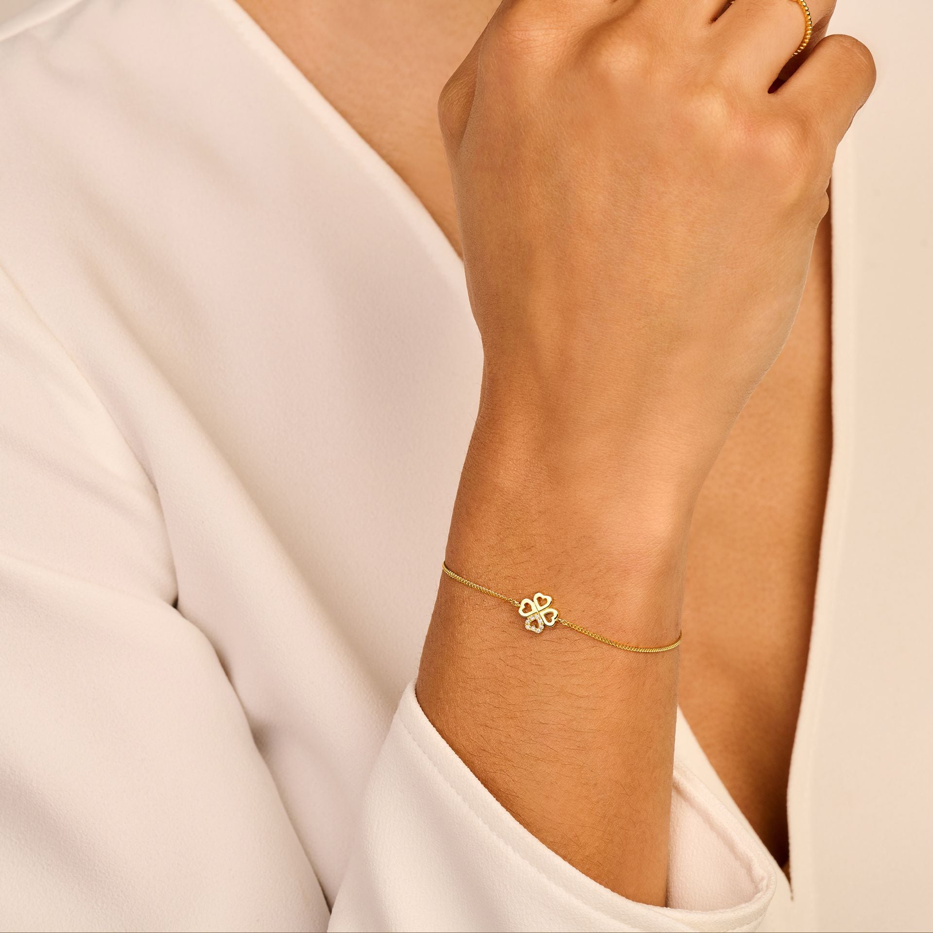 Chance Armband, Hvítagullshúð